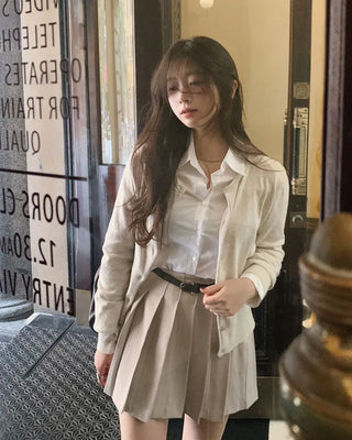 (basic/cropped) Striped shirt - 3 colors