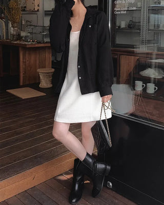 Fluffy texture blouse