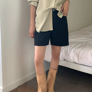 Basic cotton shorts