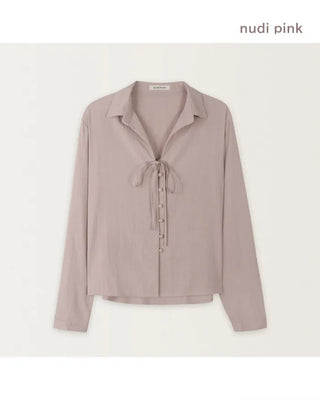 Strap button blouse