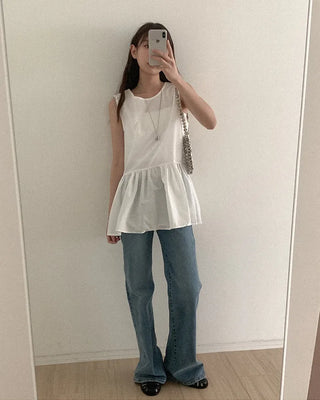 Cotton Frill Tunic