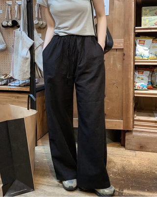 Wood Linen Wide Pants - 6 Colors