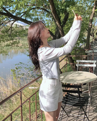 Slim Linen Cardigan - 4 Colors