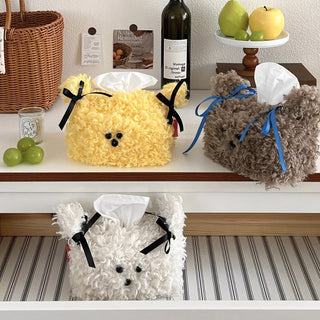 Cartoon Dog Napkin Box