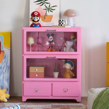 Pink Pastel Display Cabinet