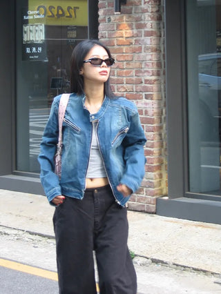 Brooklyn washed denim jacket