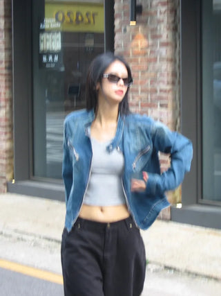 Brooklyn washed denim jacket