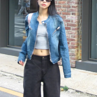 Brooklyn washed denim jacket