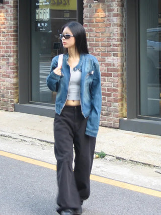 Brooklyn washed denim jacket