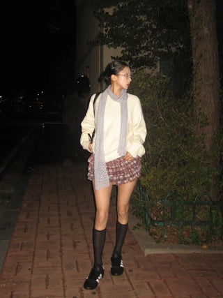 Winter V-neck knit