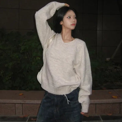 Winter V-neck knit
