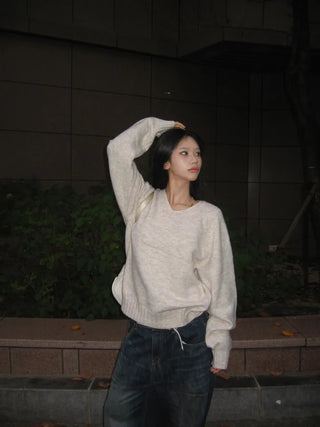 Winter V-neck knit