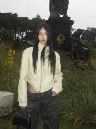 Bonne cut leather jacket