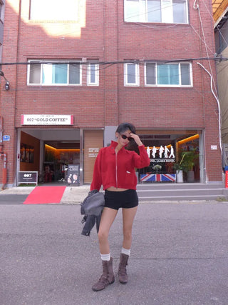 Nice knit zip-up