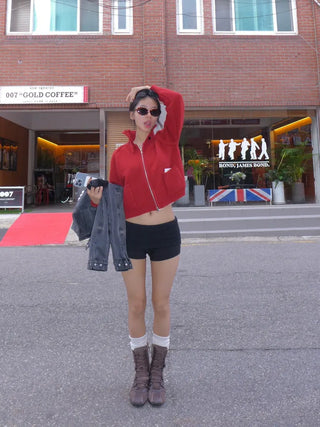 Nice knit zip-up