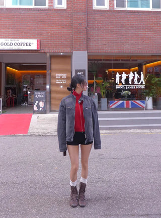 Nice knit zip-up
