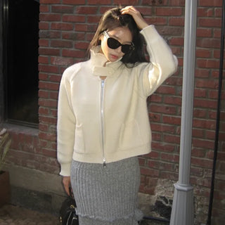 Nice knit zip-up