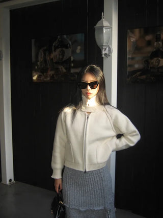 Nice knit zip-up