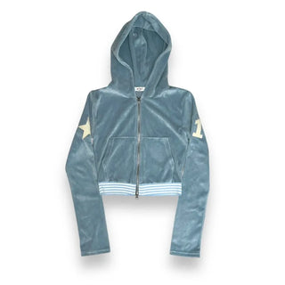 51 ⭑✩ Velvet Crop Hoodie