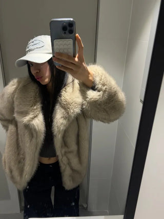 Wild fur girl hook fur