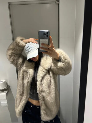Wild fur girl hook fur