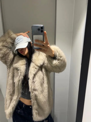 Wild fur girl hook fur