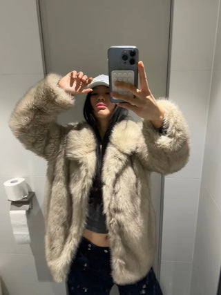 Wild fur girl hook fur