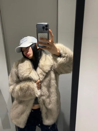 Wild fur girl hook fur