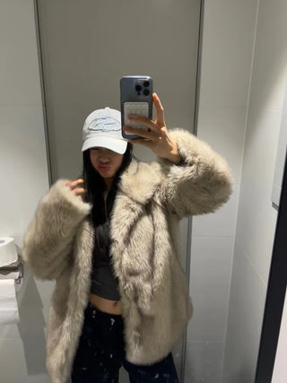 Wild fur girl hook fur