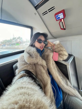 Wild fur girl hook fur