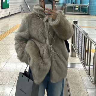 Wild fur girl hook fur