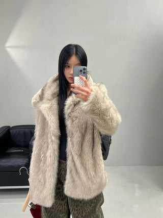Wild fur girl hook fur