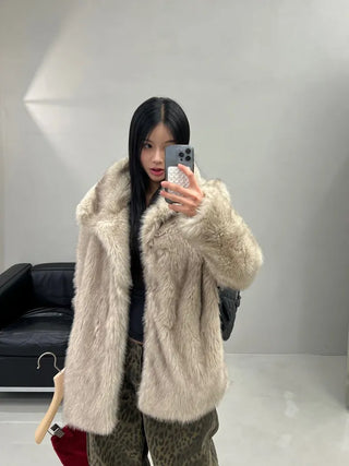 Wild fur girl hook fur