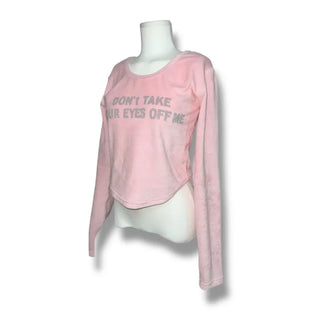 Off me cubic velvet crop top