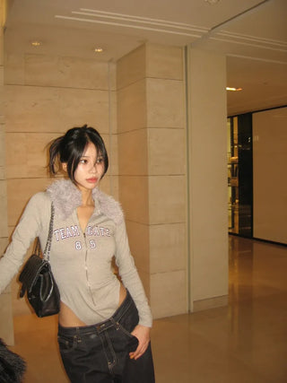 Team Gate Parka Bodysuit Half Zip
