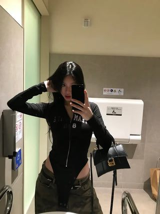 Team Gate Parka Bodysuit Half Zip