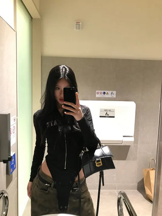Team Gate Parka Bodysuit Half Zip