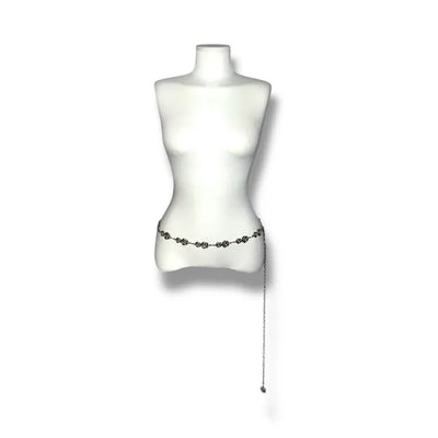 Rose chain belt