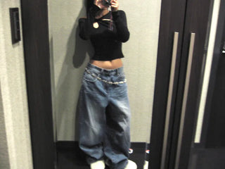 Sand Wide Denim Pants