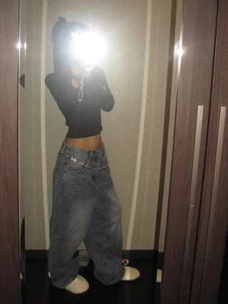 Sand Wide Denim Pants
