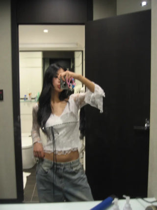 Sand Wide Denim Pants