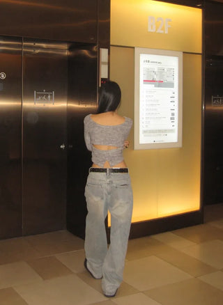 Sand Wide Denim Pants