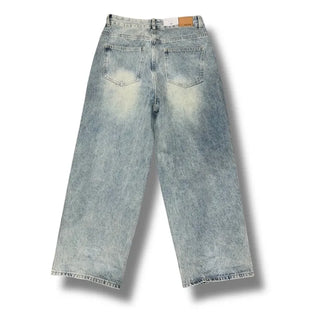 Sand Wide Denim Pants