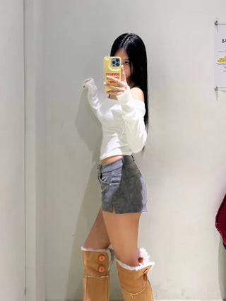 Ink Pigment Washing Shorts