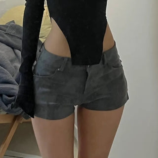 Ink Pigment Washing Shorts