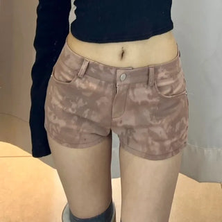 Ink Pigment Washing Shorts