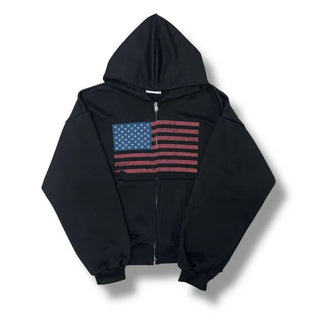 America's Flag Loose Fit Hoodie