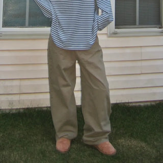 Tom Hippoint Cotton Wide Pants
