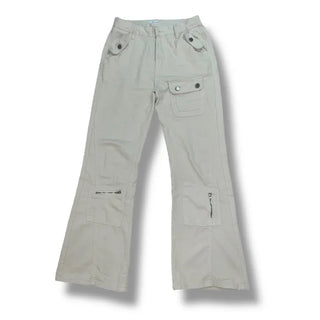 Hidden Multi-Pocket Bootcut Pants
