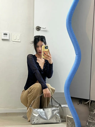 Benny Frill See-Through Cardigan